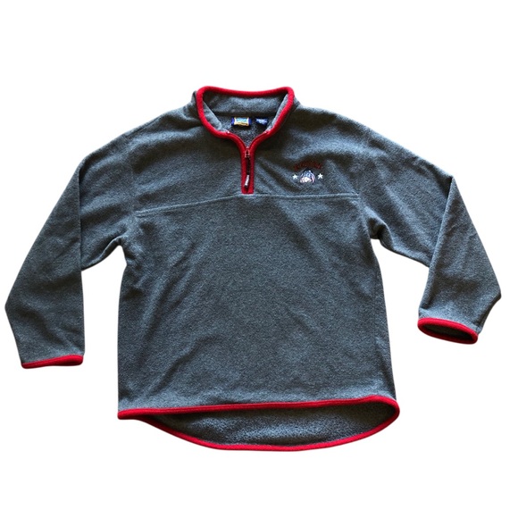 Eeyore Winnie The Pooh Embroidered Fleece Sweatshirt Size Large - Picture 1 of 5